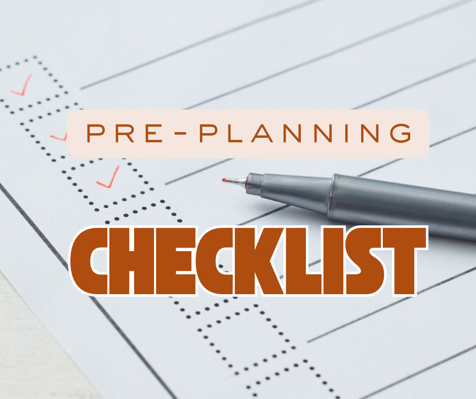 pre-planning pre-planning